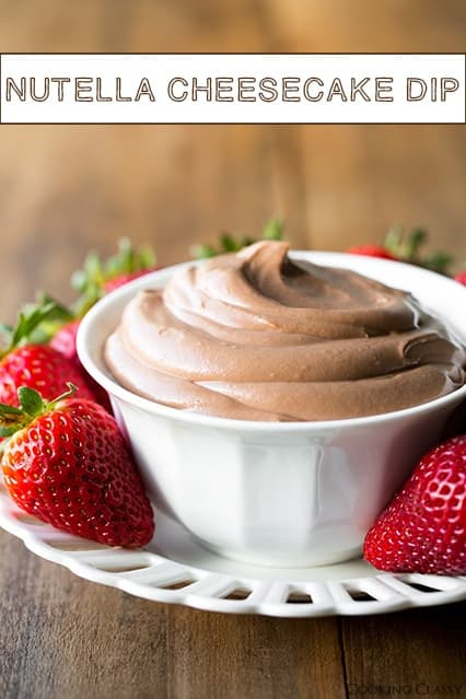 Nutella Cheesecake Dip