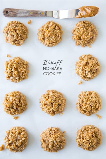 Biscoff No Bake Cookies