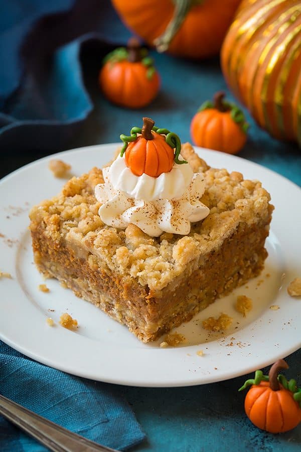 Pumpkin Pie Crumb Bars