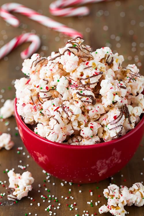 Peppermint Bark Popcorn