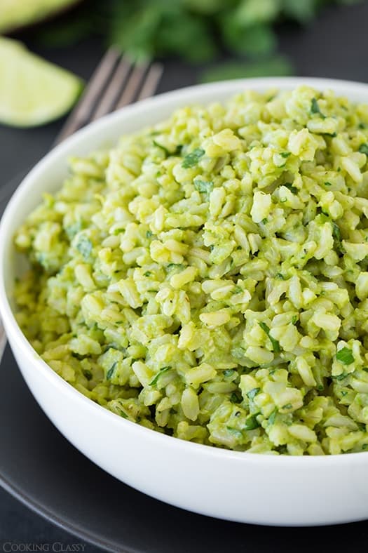 Avocado Cilantro Lime Rice