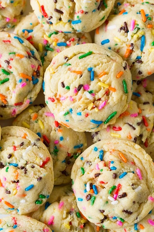 Funfetti Pudding Mix Cookies