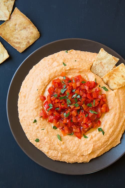 Roasted Red Pepper Hummus