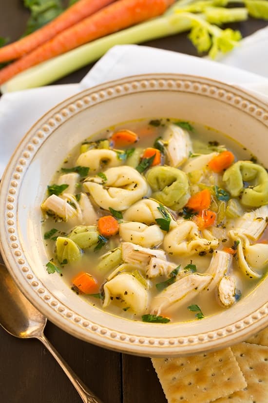Tortellini Chicken Noodle Soup