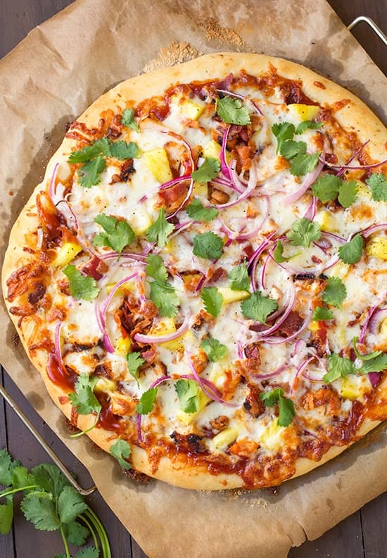 Hawaiian BBQ Chicken Pizza