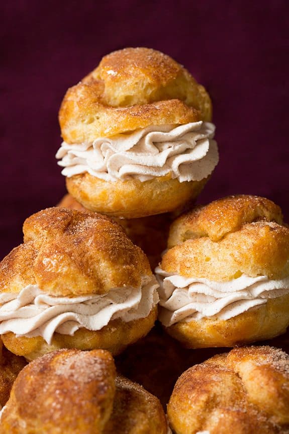 Churro Cream Puffs