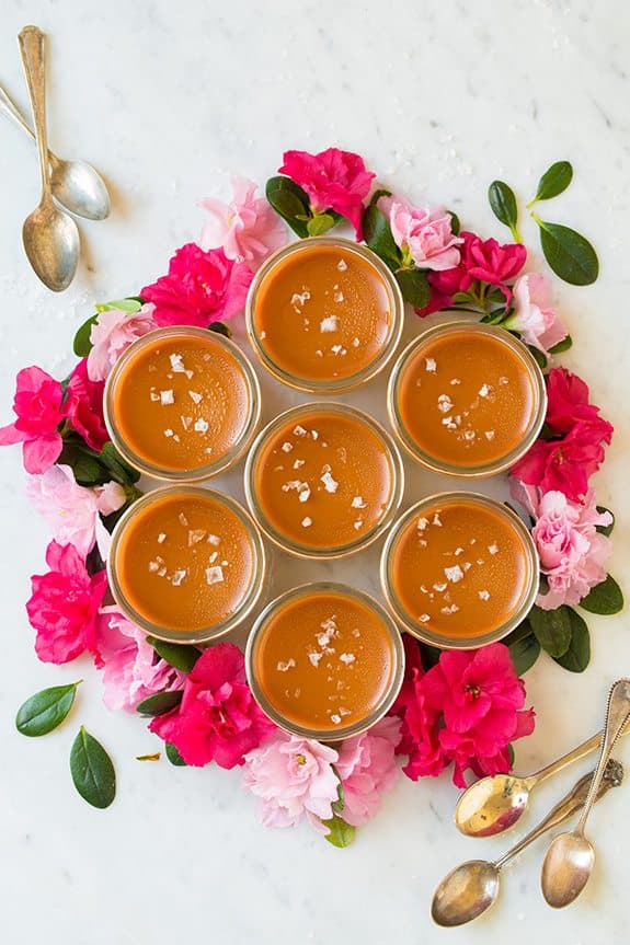 Salted Caramel Pots de Crème