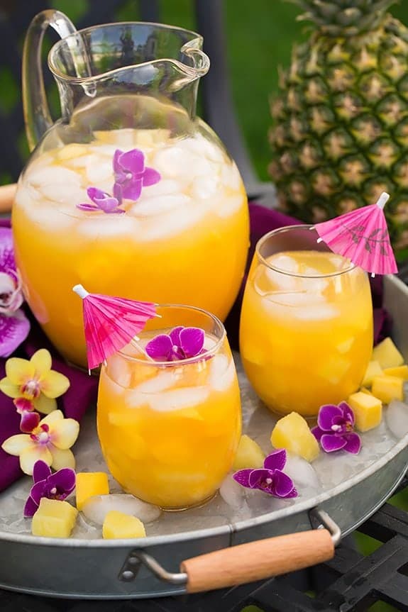 Pineapple Mango Lemonade