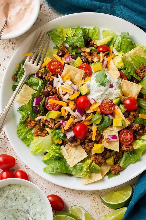 Turkey Black Bean Taco Salad