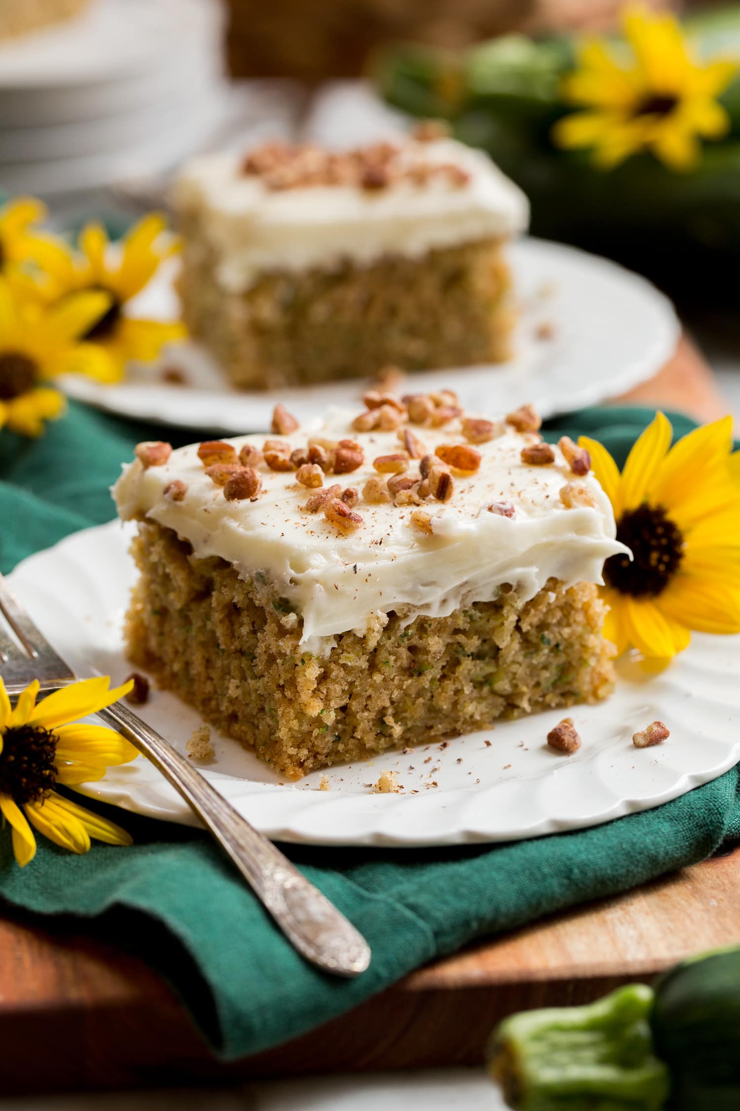 Zucchini Cake with Cream Cheese Frosting