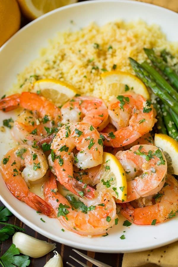 Garlic Lemon Butter Shrimp