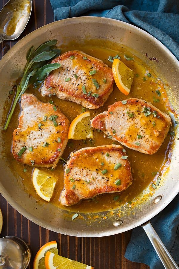 Orange-Sage Pork Chops