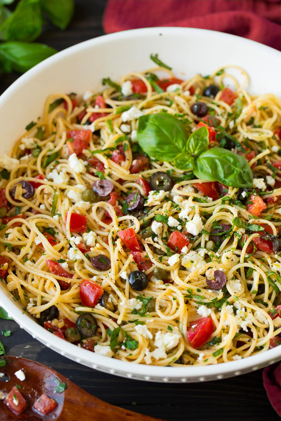 Garlicky Greek Spaghett