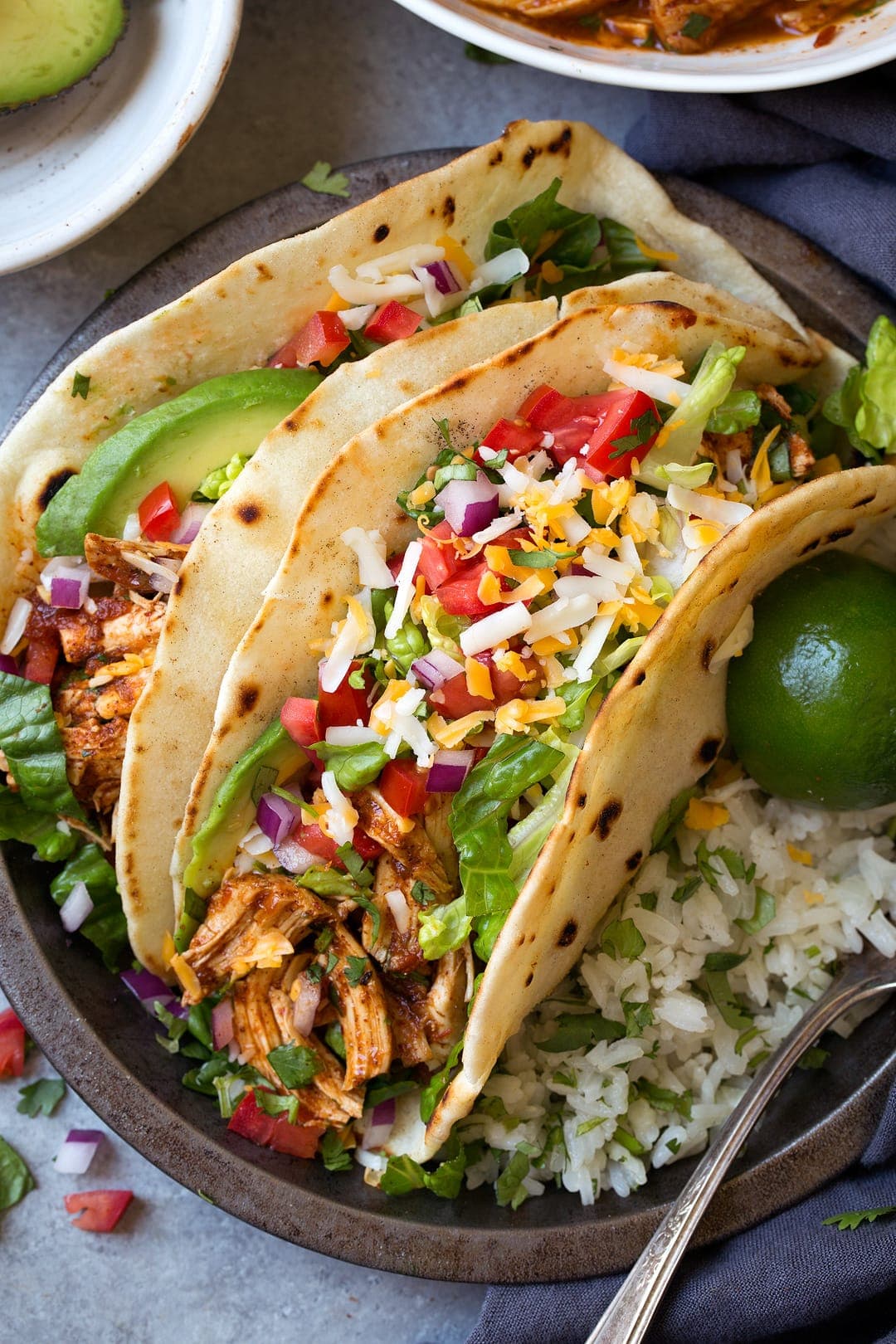Salsa Chicken Tacos (Instant Pot or Slow Cooker)