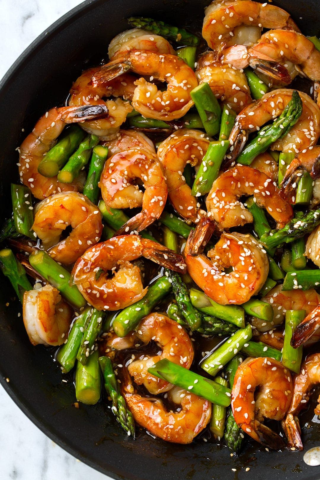 Teriyaki Shrimp and Asparagus Stir-Fry