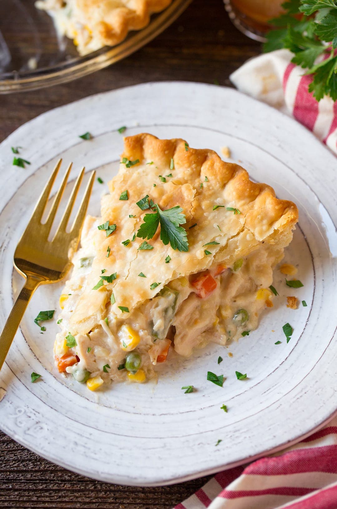 Chicken Pot Pie {Easy Shortcut Recipe}