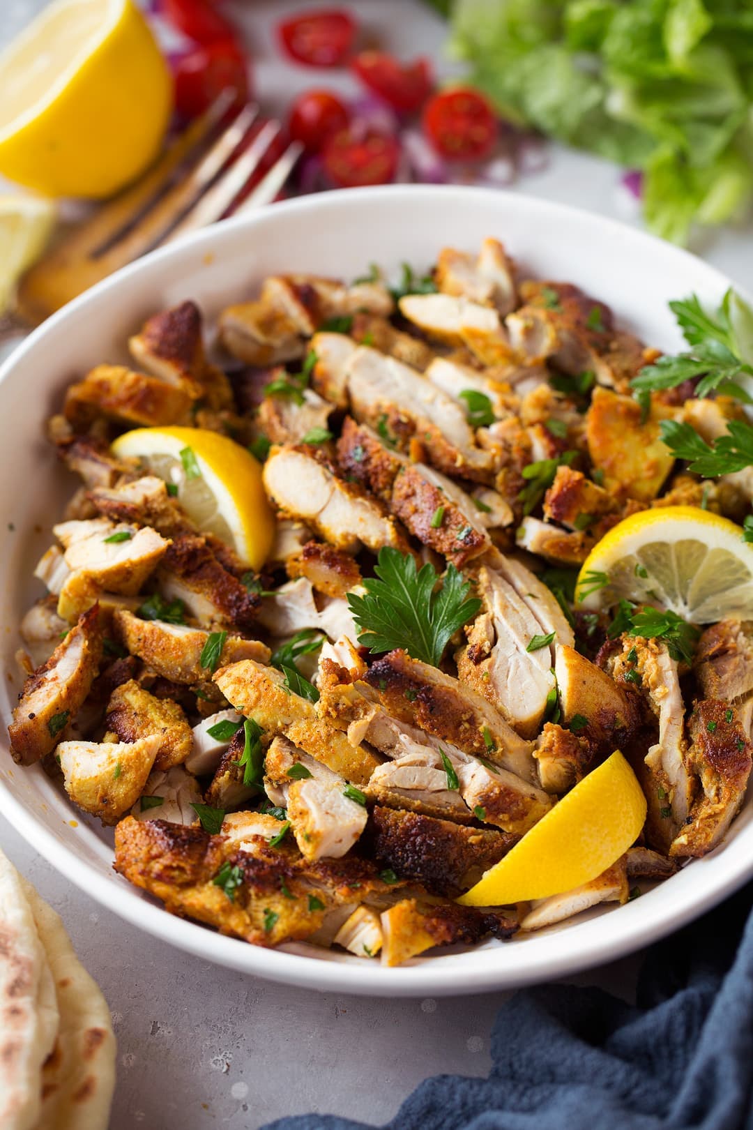 Oven Roasted Chicken Shawarma