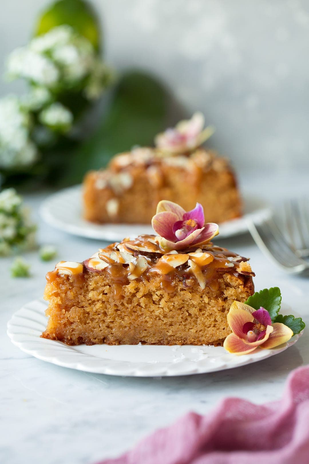 Caramel Soaked Almond Cake (AKA Toscakaka Torte)