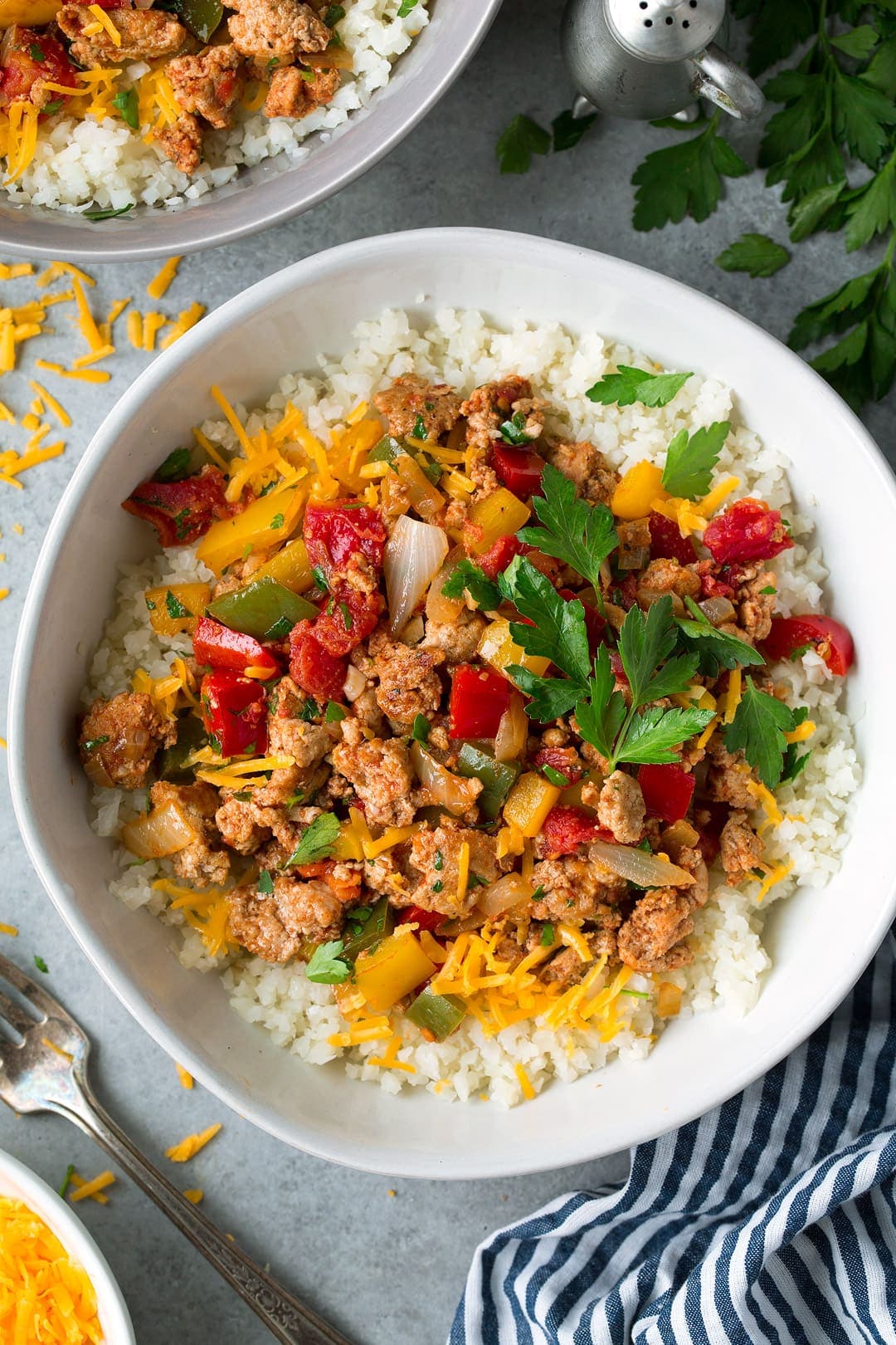 Unstuffed Pepper Bowls