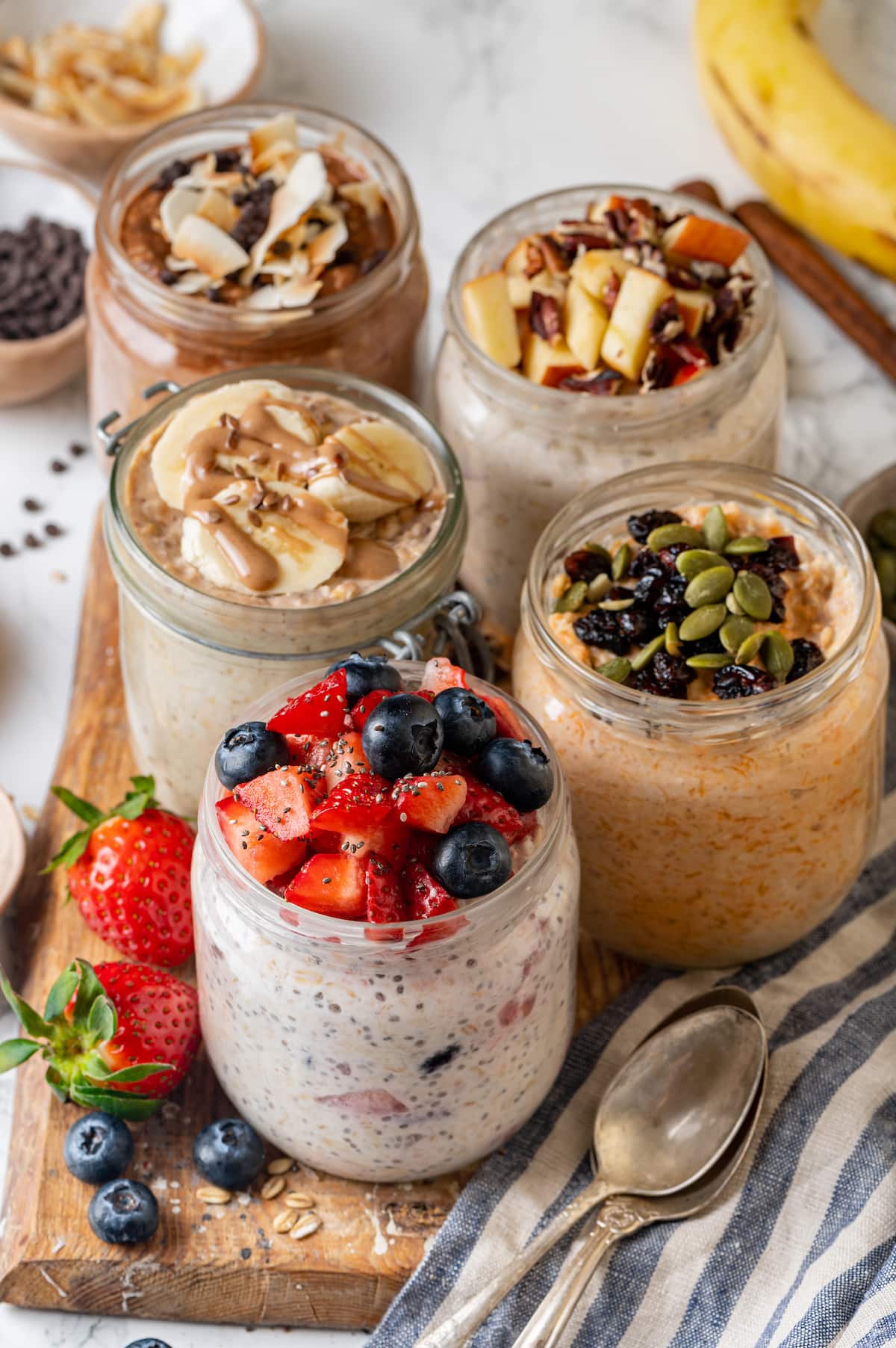 Overnight Oats {Five Ways}