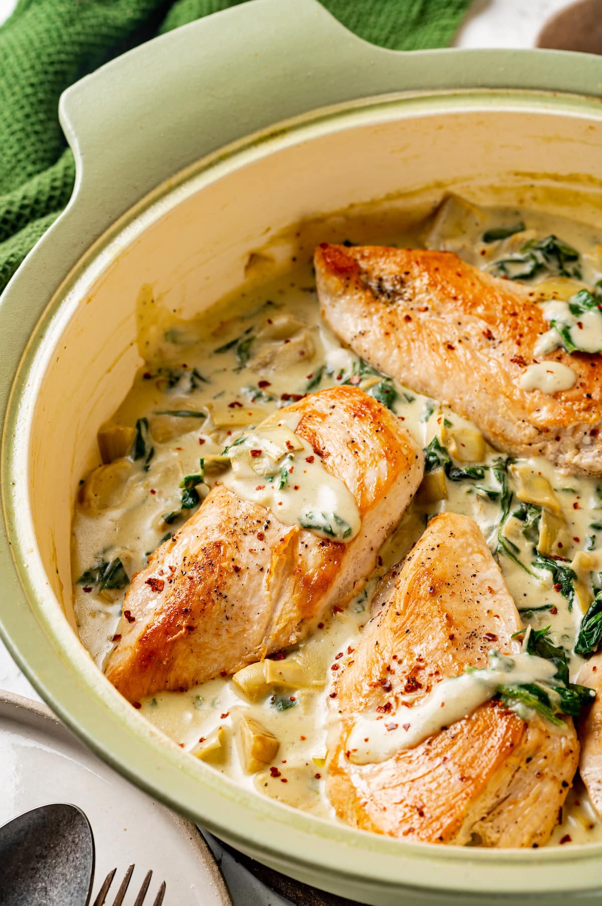 Spinach Artichoke Chicken