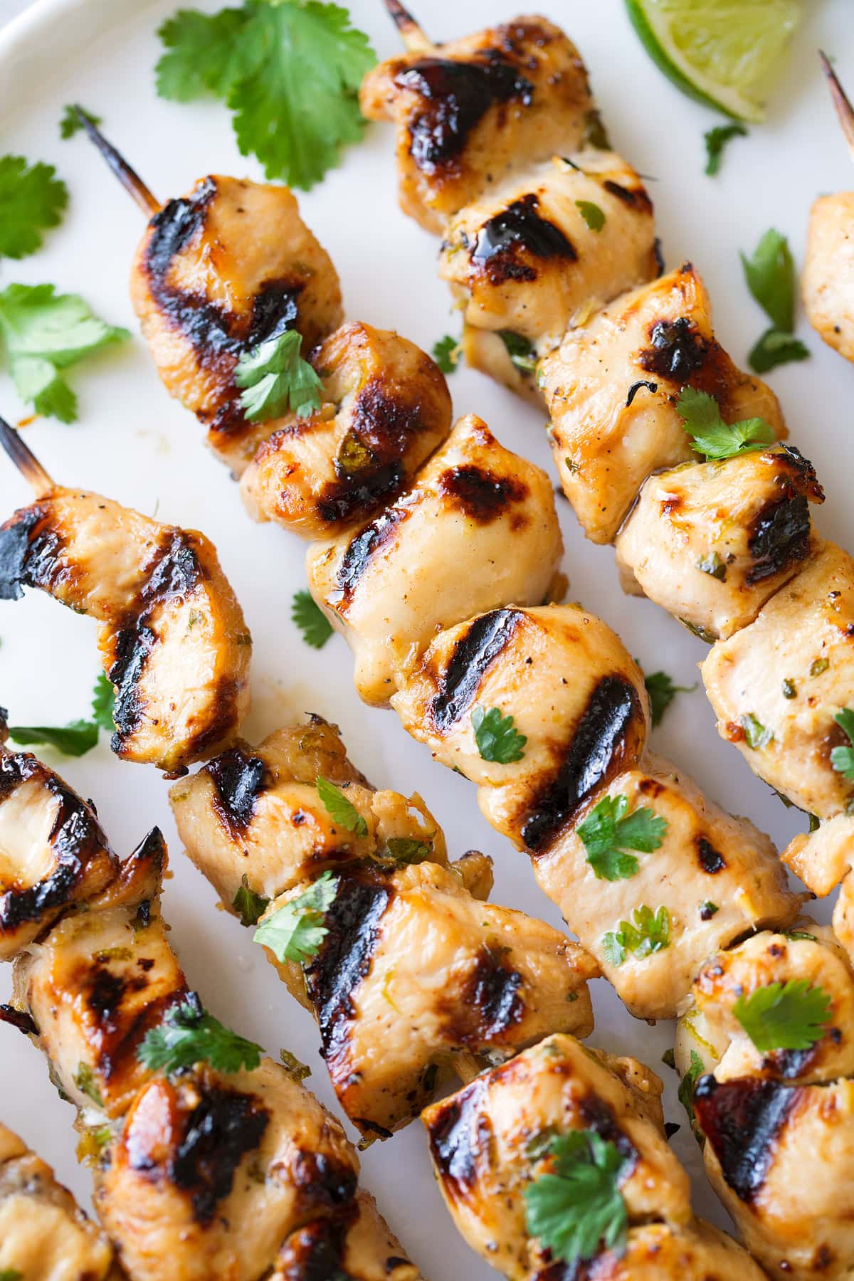 Honey Lime Chicken Skewers