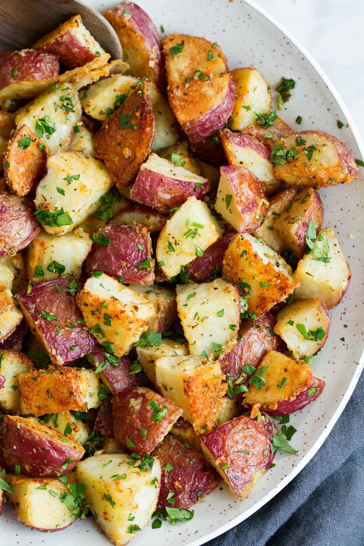 Roasted Potatoes (with Parmesan, Garlic, and Herbs)