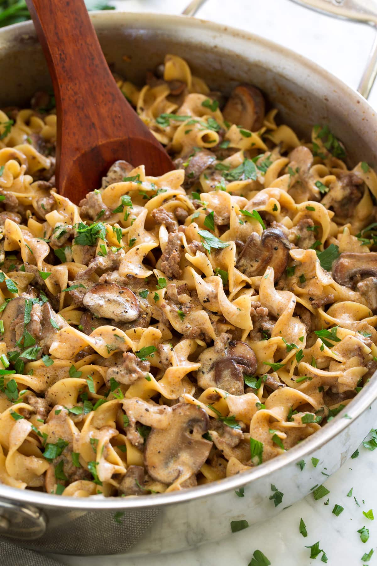 Beef Stroganoff {One Pot Recipe}