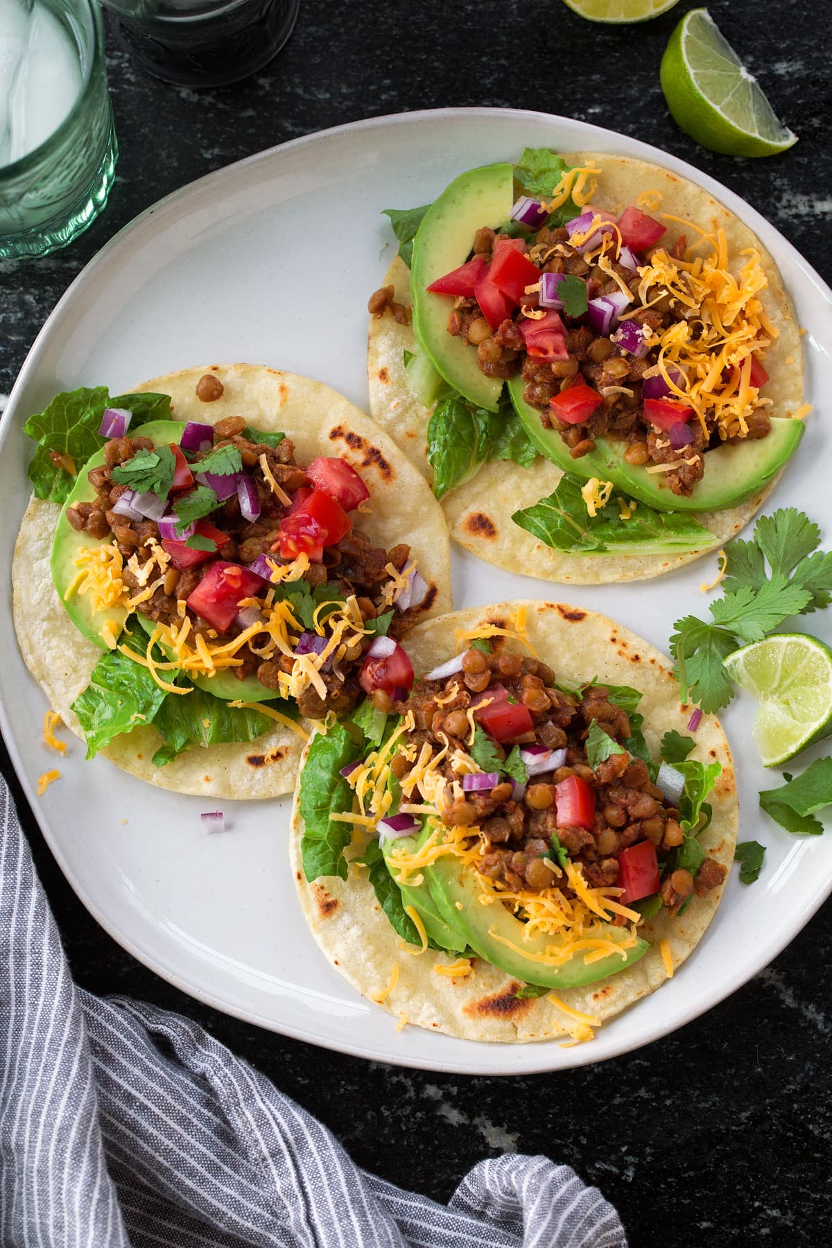 Vegetarian Lentil Tacos (Slow Cooker)