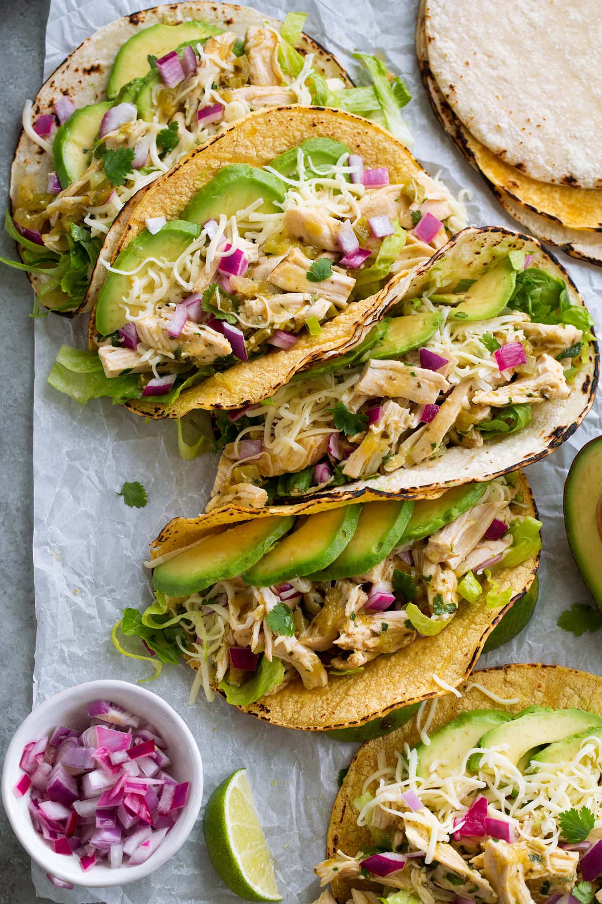 Salsa Verde Chicken {Perfect for Tacos}