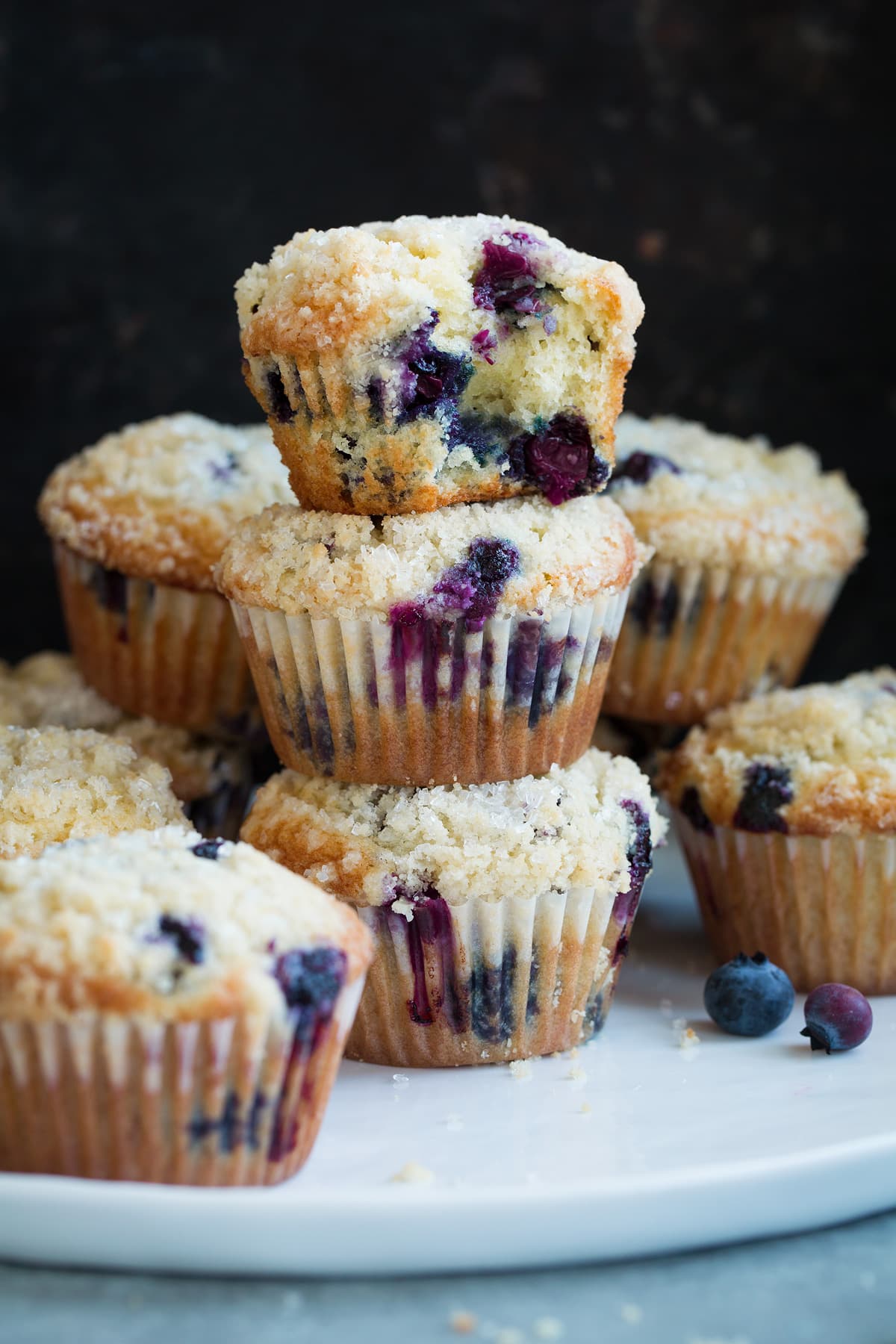 Best Blueberry Streusel Muffins