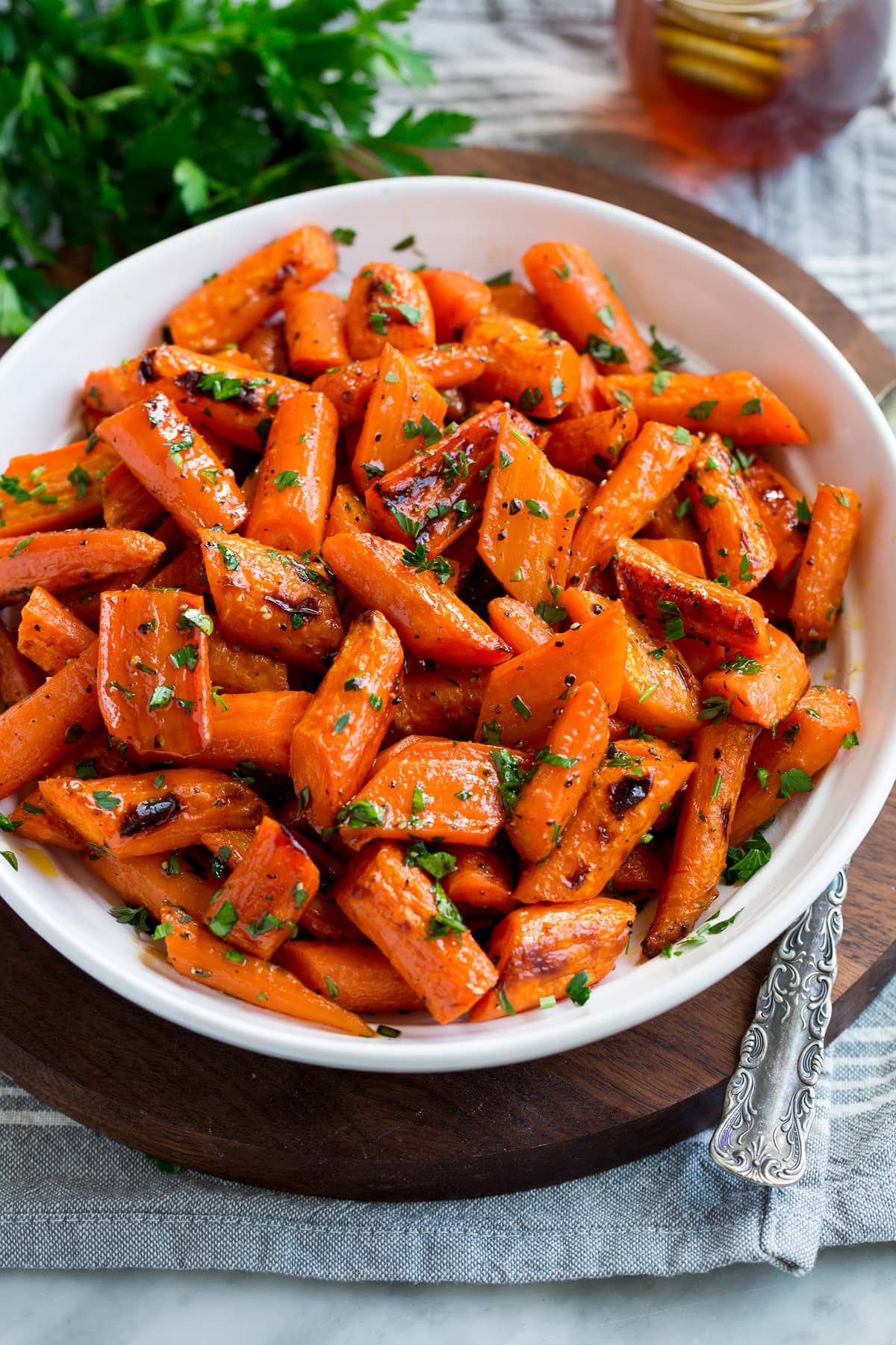 Roasted Carrots {with Honey}