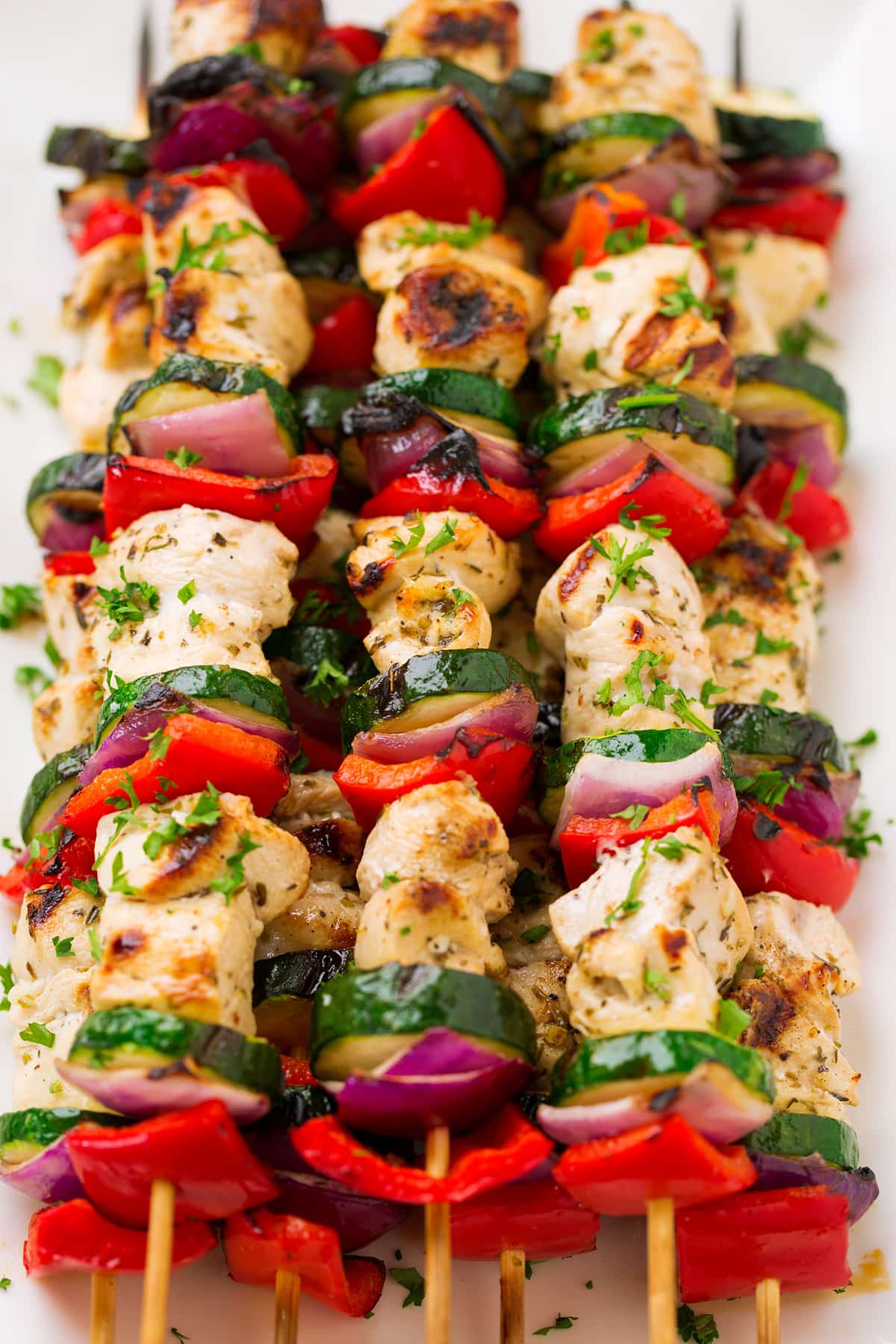Greek Chicken Kebabs with Tzatziki Sauce