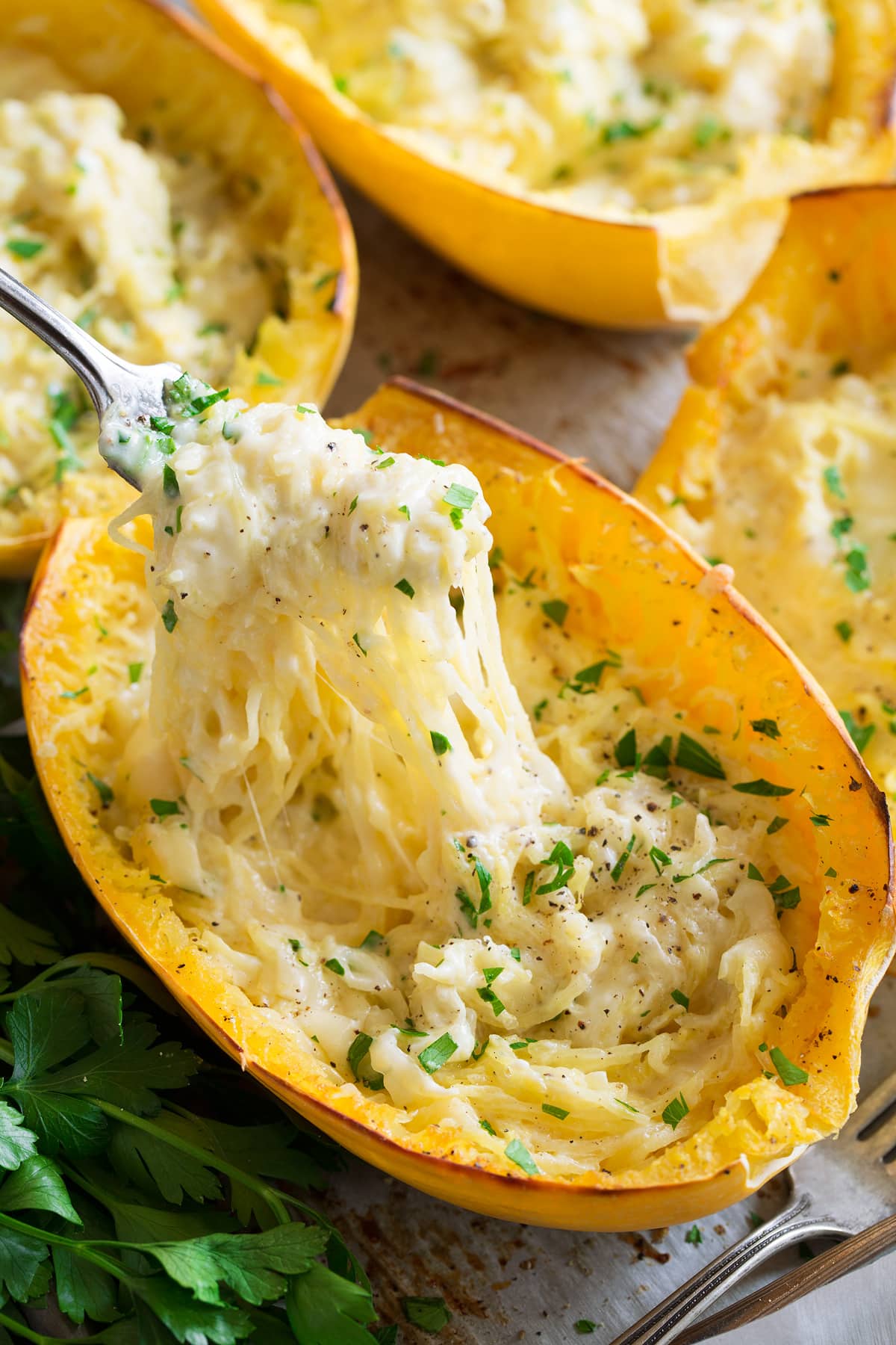 Cheesy Spaghetti Squash Recipe