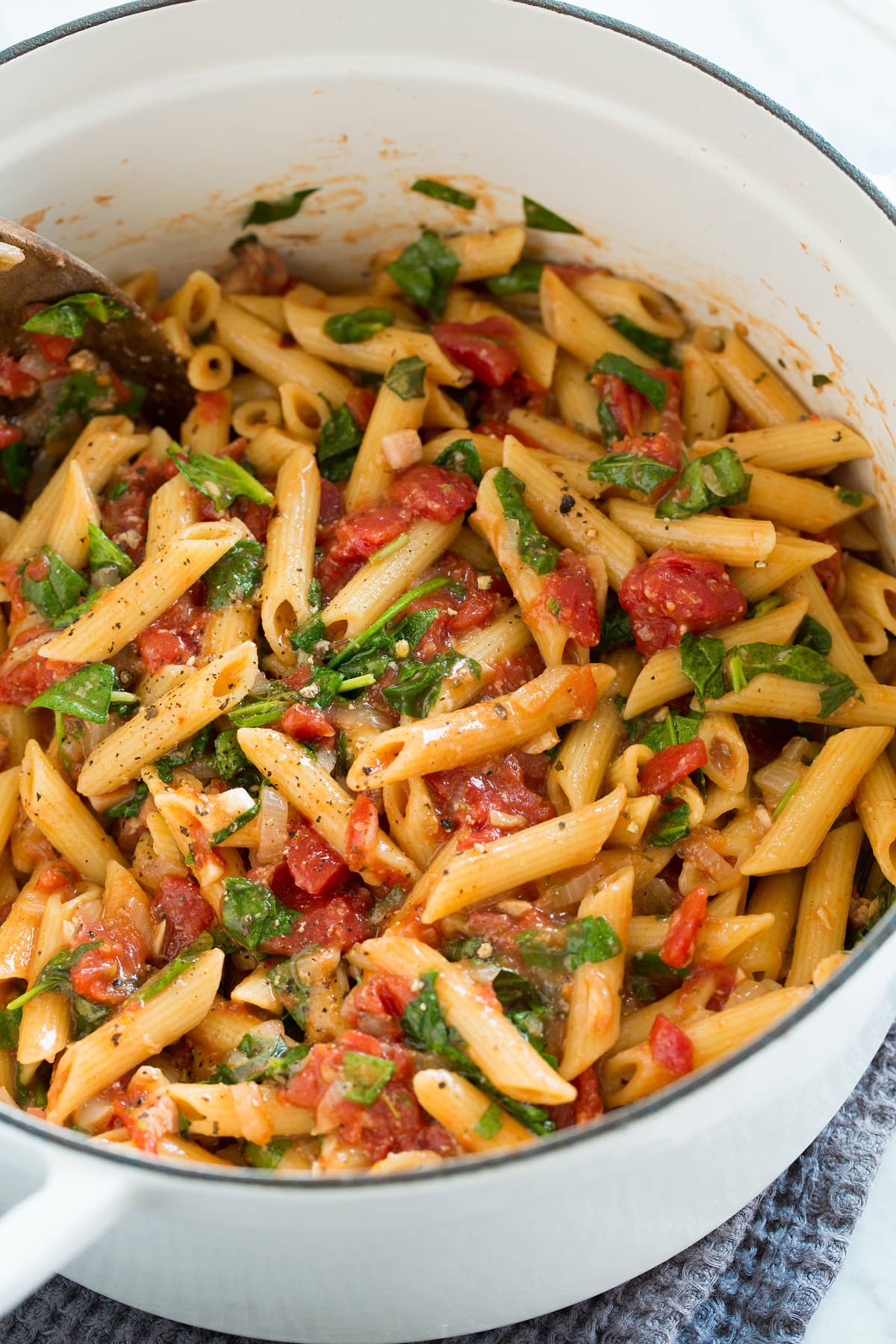One Pot Pasta Recipe {Tomato Basil}