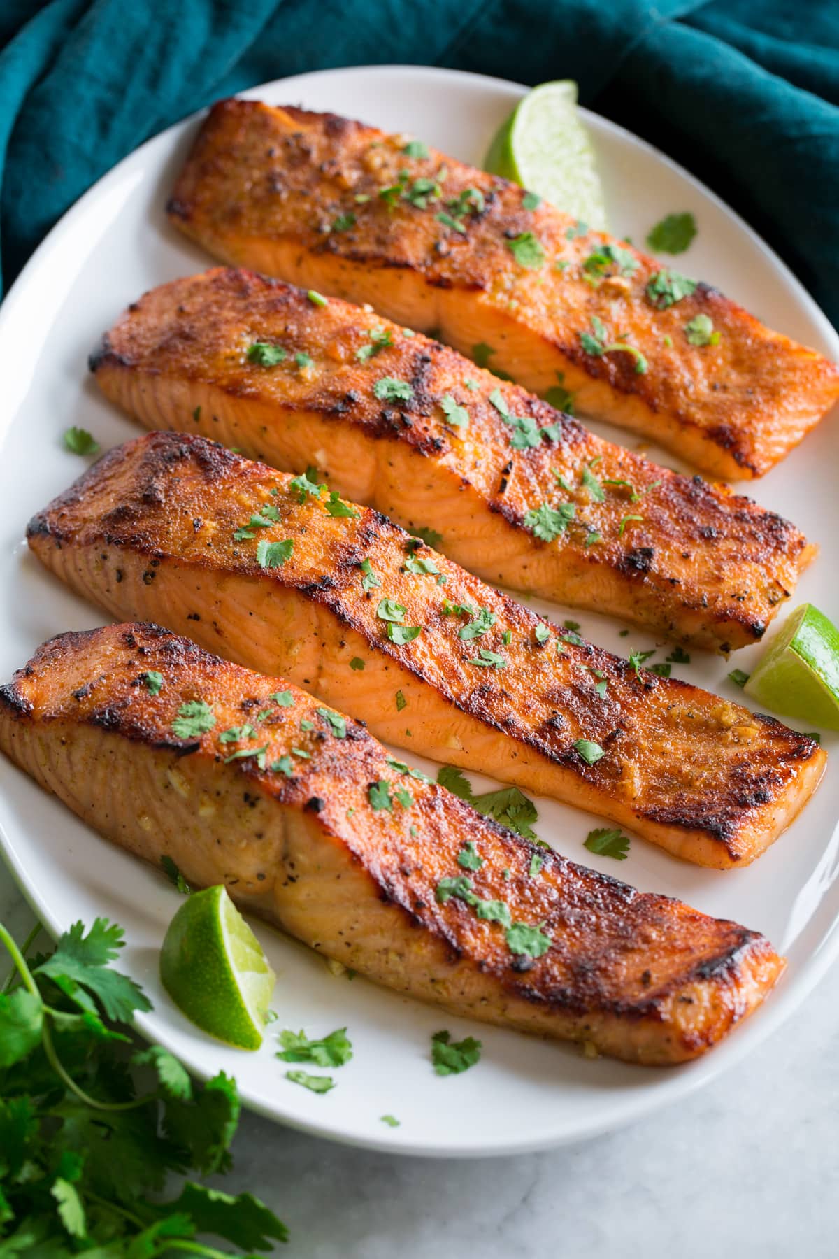 Broiled Salmon