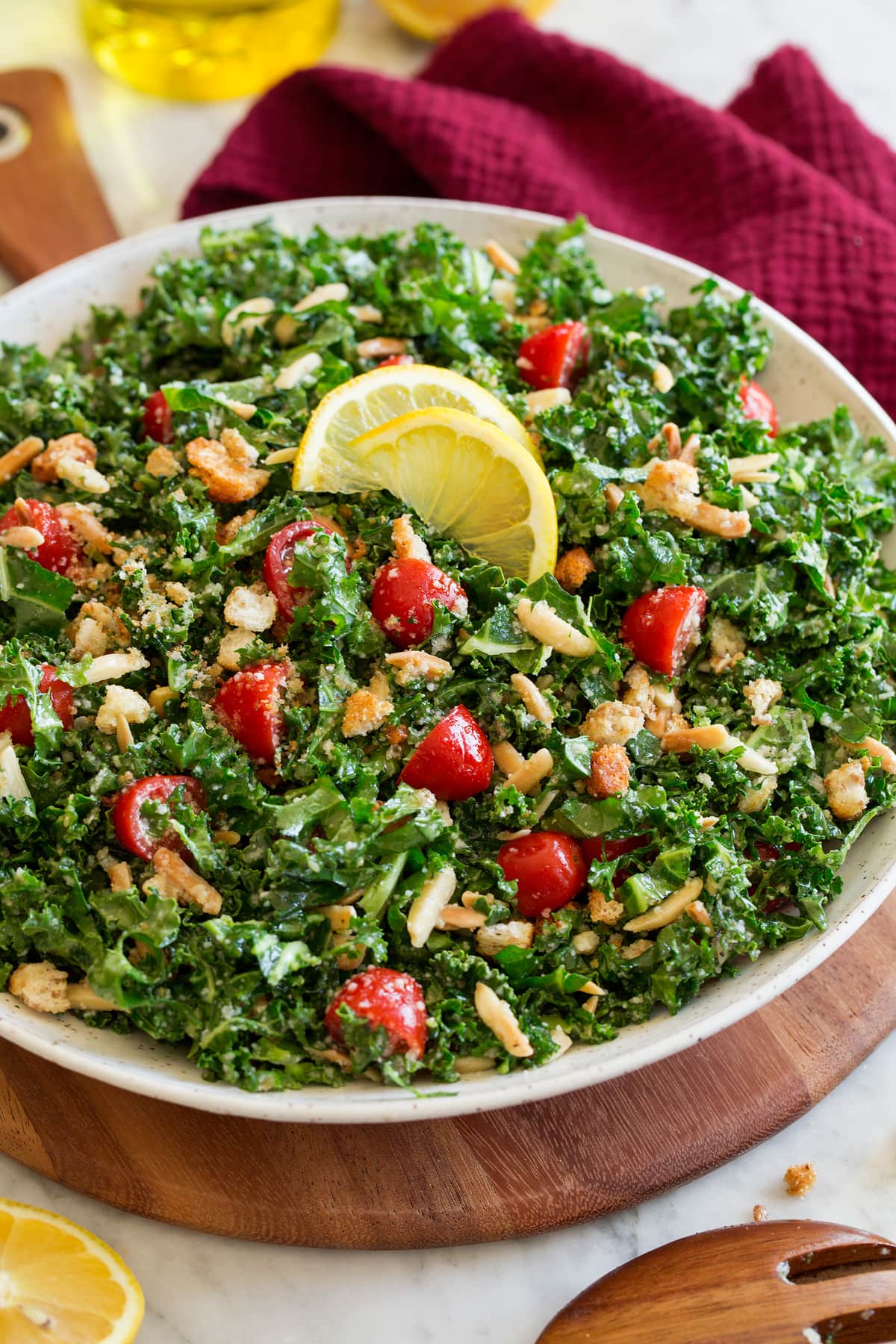Lemon Parmesan Kale Salad