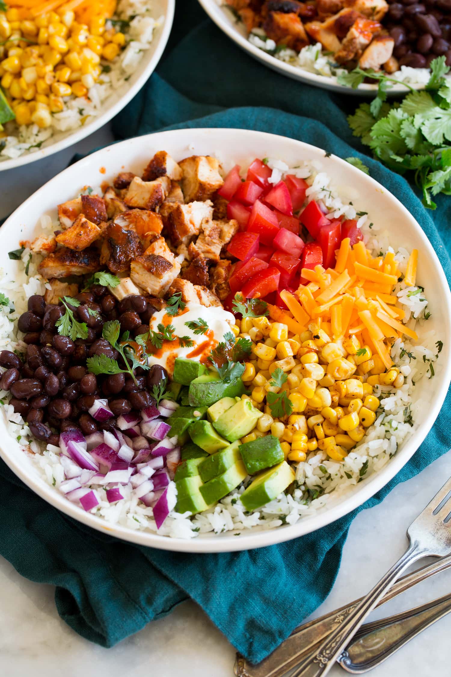 Chicken Burrito Bowls