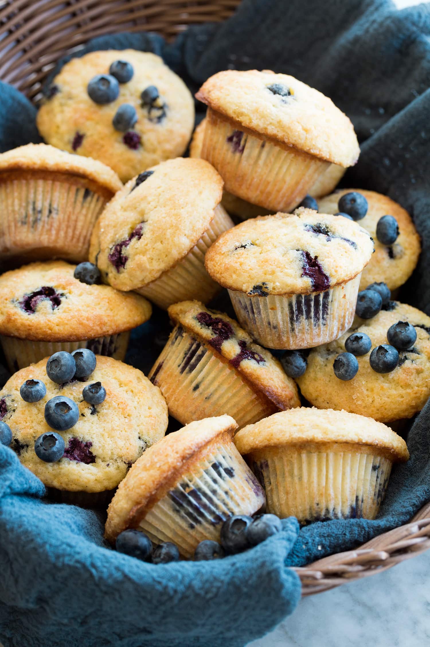Easy Homemade Blueberry Muffins