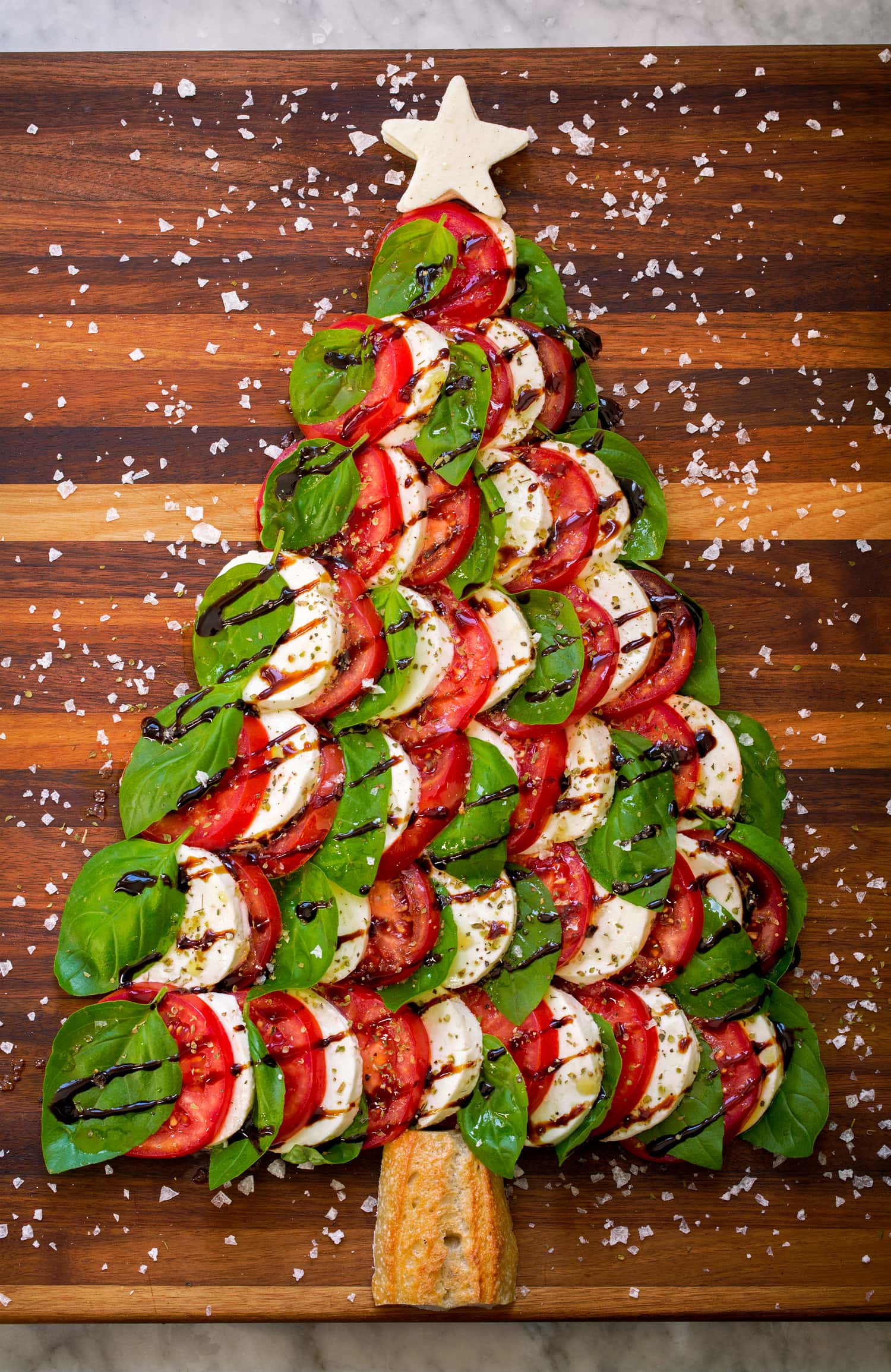 Caprese Christmas Tree