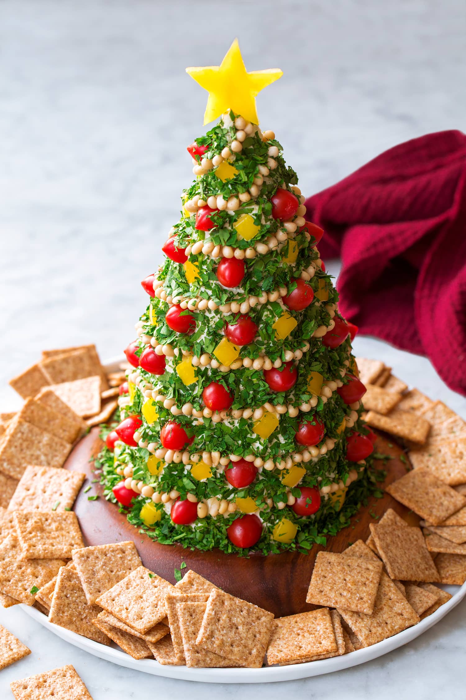 Christmas Tree Cheese Ball