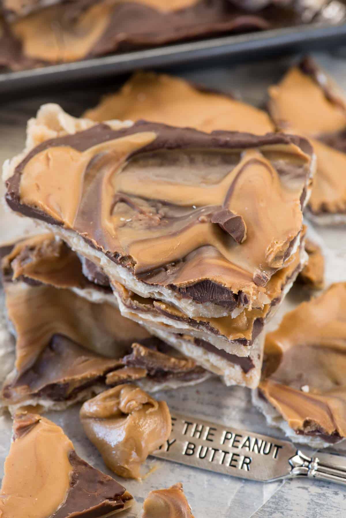 Peanut Butter Cracker toffee Recipe