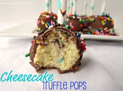 Cheesecake Truffle Pops