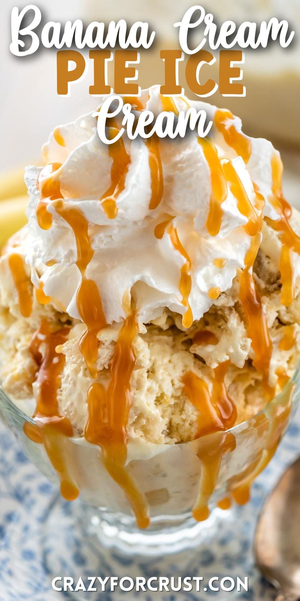 Easy No Churn Banana Cream Pie Ice Cream