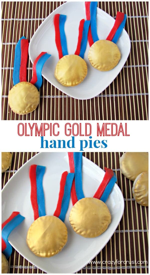 Olympic Gold Medal Brownie Batter Hand Pies