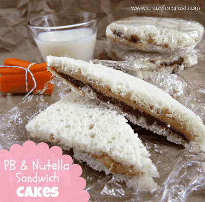 PB & Nutella Sandwich Cakes