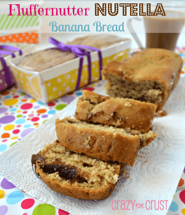 Fluffernutter Nutella Banana Bread