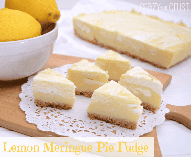 Lemon Meringue Pie Fudge