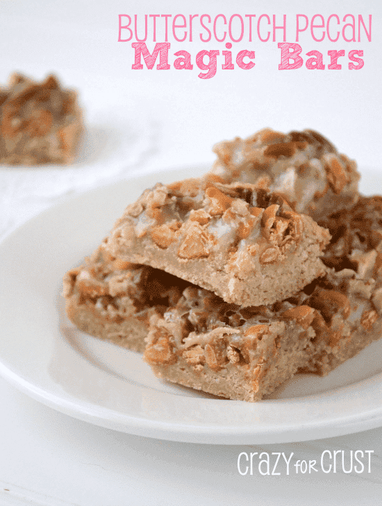 Butterscotch Pecan Magic Bars