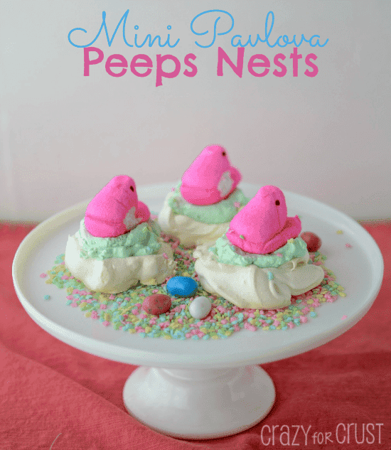 Pavlova Peeps Nests